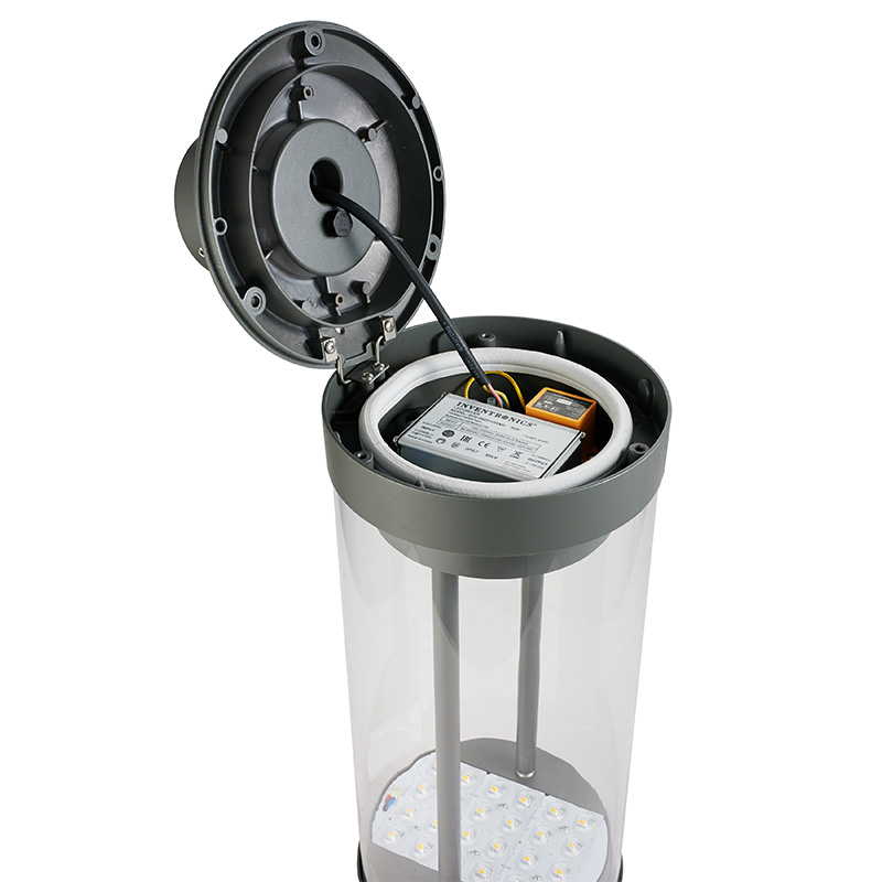 YMLED-6108 Corpo de PC em alumínio LED Post Top Landscape Light YMLED-6108 Corpo de PC em alumínio LED Post Top Landscape Light