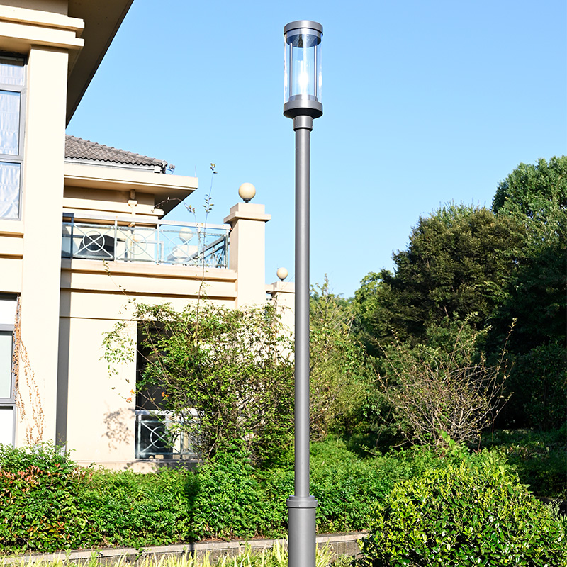 YMLED-6108 Corpo de PC em alumínio LED Post Top Landscape Light YMLED-6108 Corpo de PC em alumínio LED Post Top Landscape Light