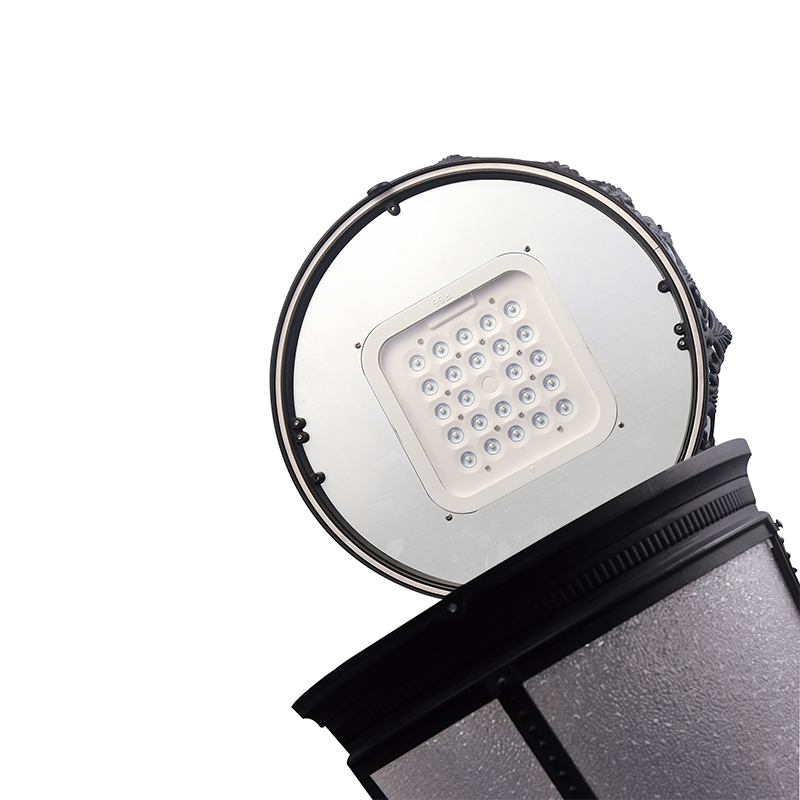 YMLED-6125 Luzes superiores de postes LED de alumínio clássico da Europa YMLED-6125 Luzes superiores de postes LED de alumínio clássico da Europa