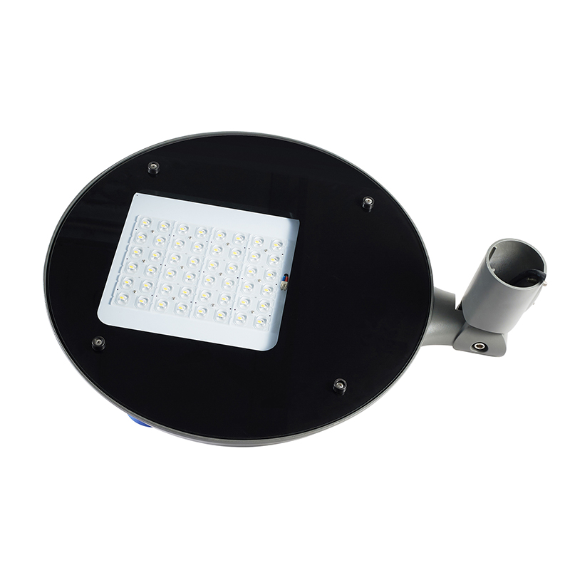 Iluminação inteligente YMLED-6409 equipada com luzes de rua LED de alumínio com soquete NEMA