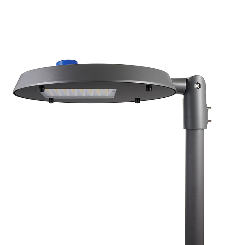 Iluminação inteligente YMLED-6409 equipada com luzes de rua LED de alumínio com soquete NEMA