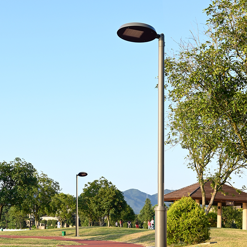 Iluminação inteligente YMLED-6409 equipada com luzes de rua LED de alumínio com soquete NEMA