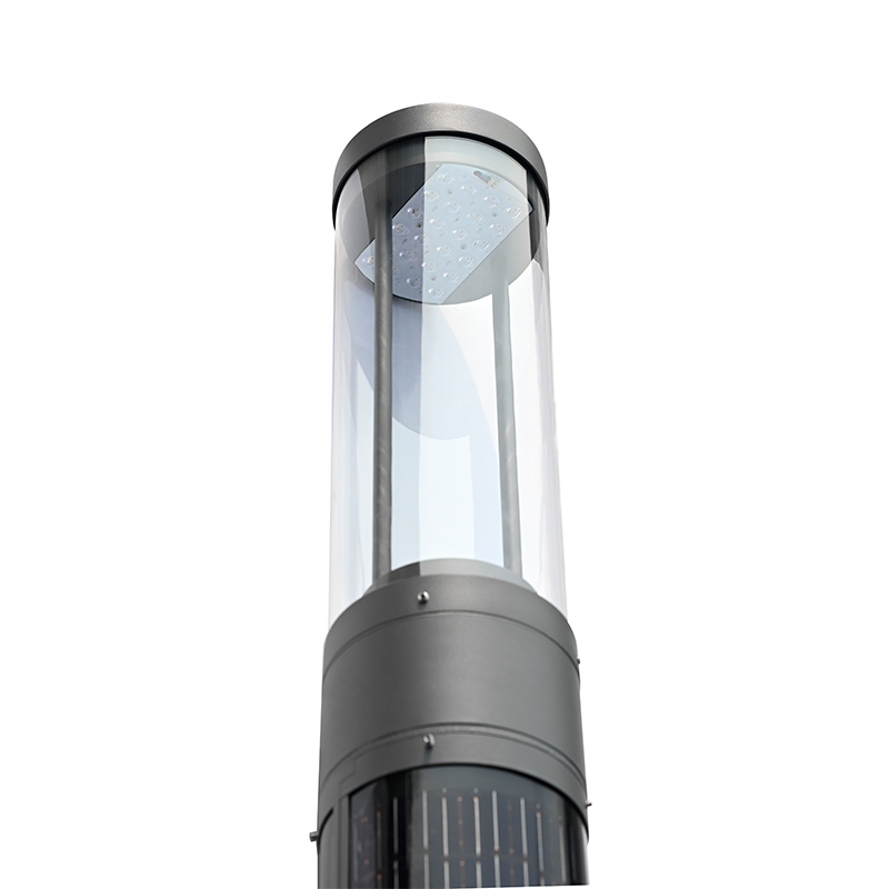 YMLED-6811 Poste Solar Vertical de Alta Eficiência