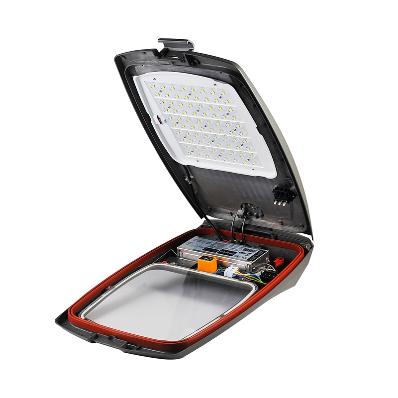 YMLED-6408L alumínio fundido de alto brilho com tampa de vidro temperado luzes de rua LED YMLED-6408L alumínio fundido de alto brilho com tampa de vidro temperado luzes de rua LED