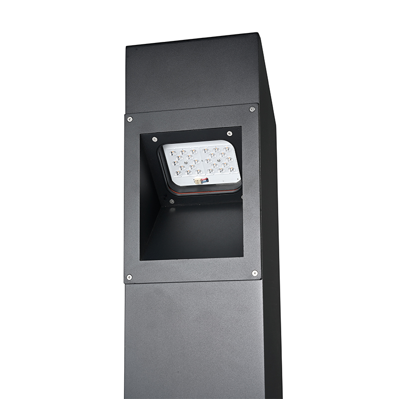 YMLED-6246 Nova iluminação LED retangular para gramado com poste de amarração