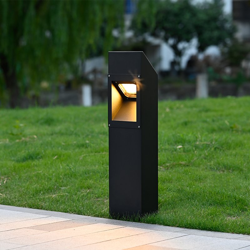 YMLED-6246 Nova iluminação LED retangular para gramado com poste de amarração